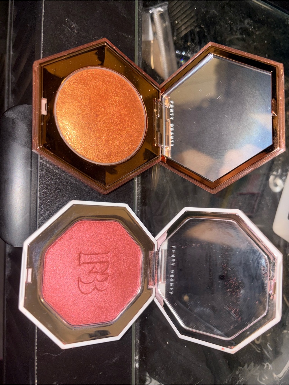 Fenty Beauty Due - Ruby Ritchez Blush & Cognac Highlighter Duo